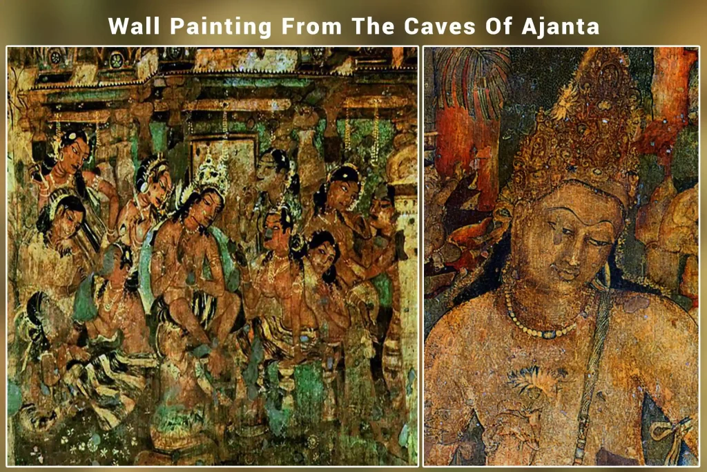 Ajanta Caves Buddha Wall Painting