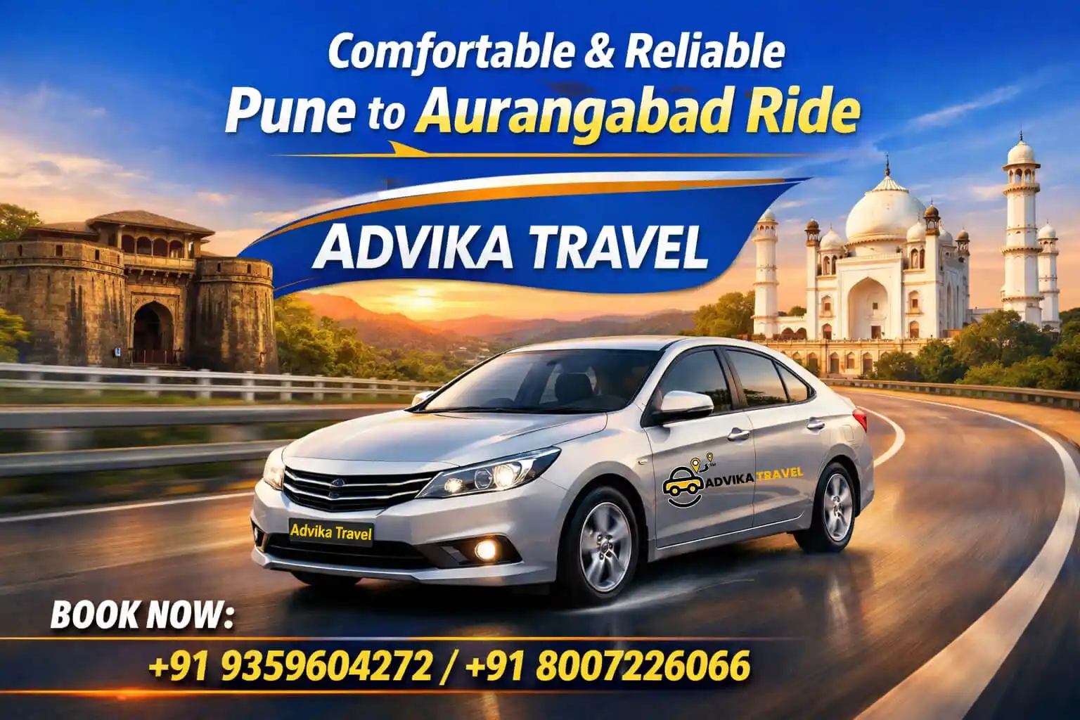 pune aurangabad cab service